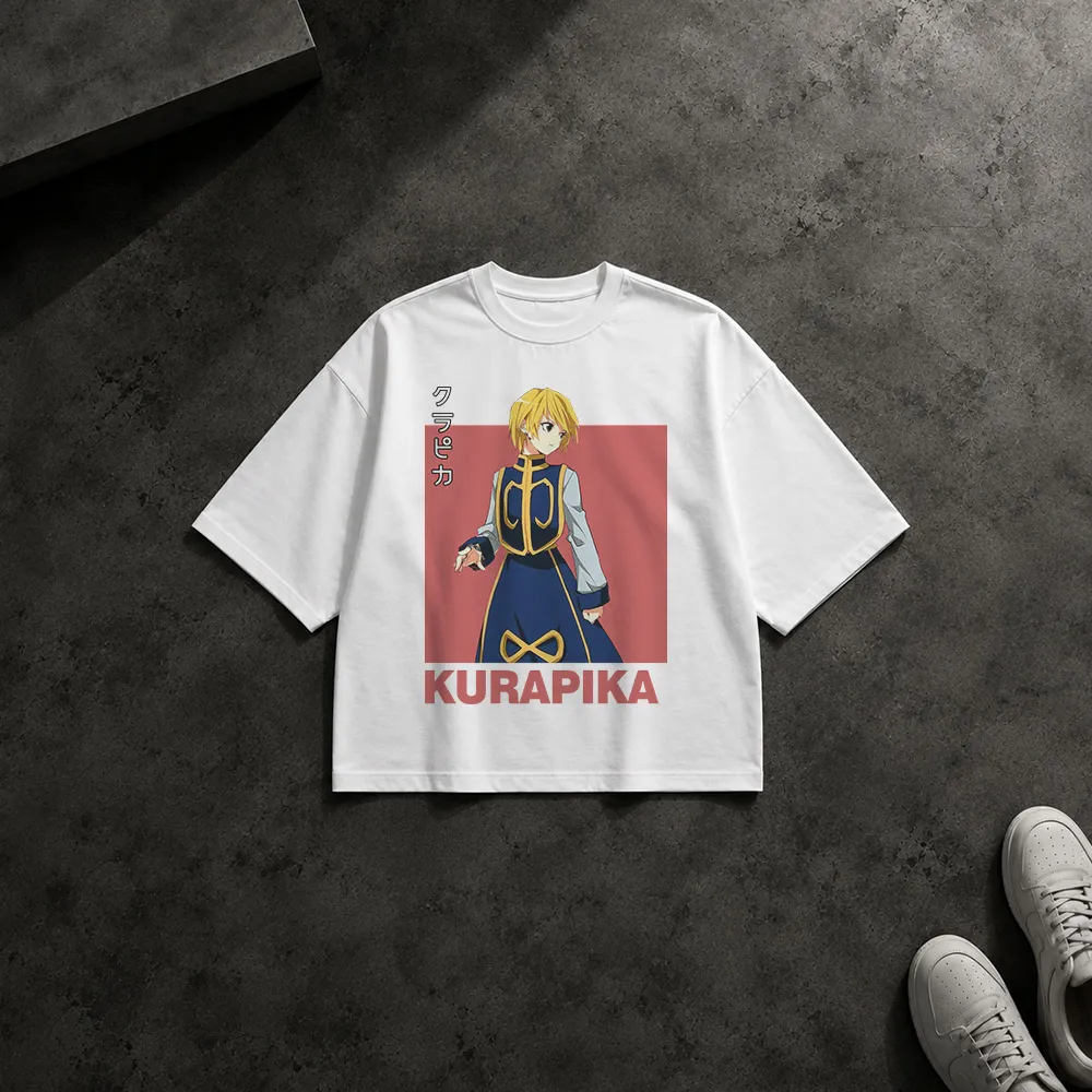تیشرت باکسی انیمه هانتر ایکس هانتر طرح کوراپیکا (Kurapika)