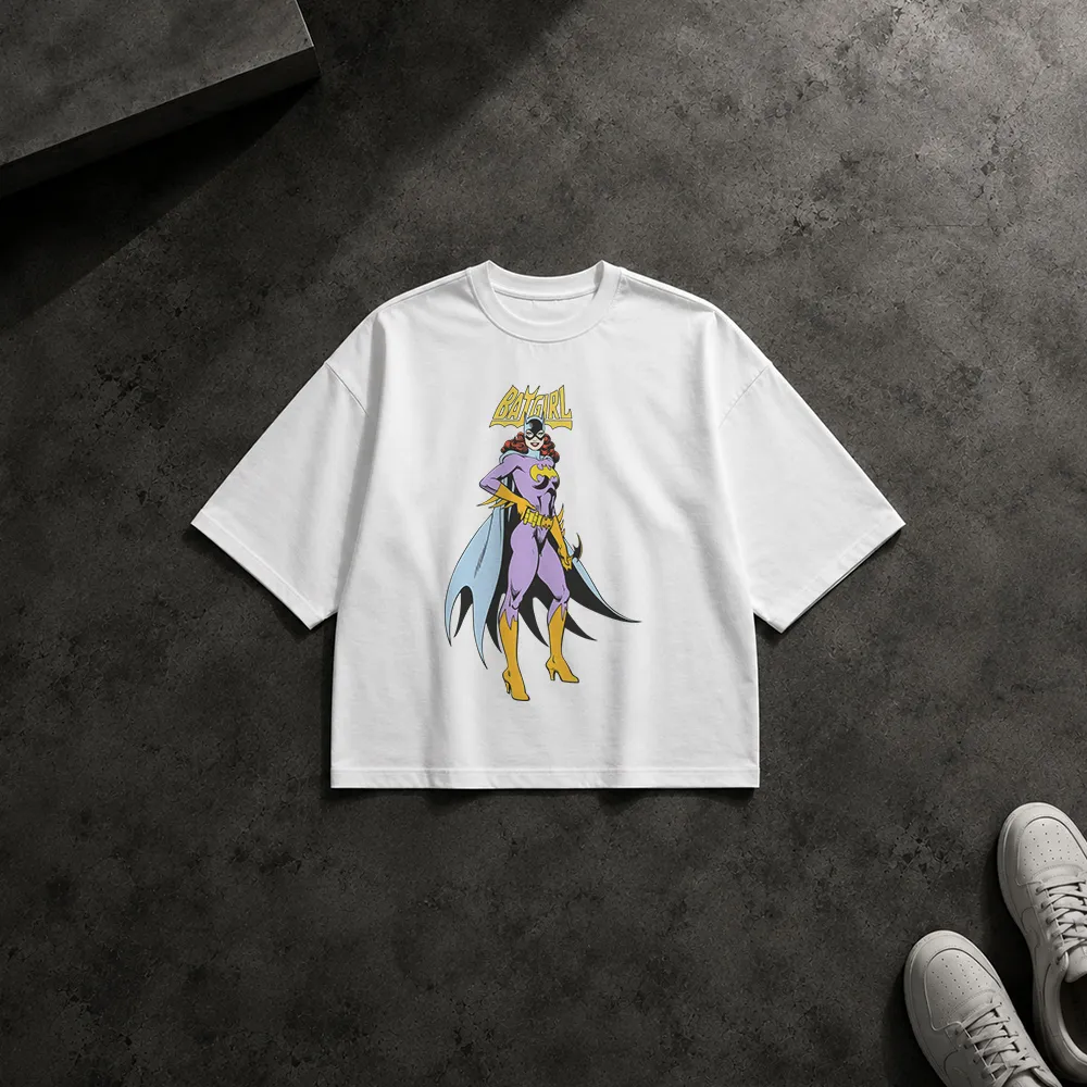 تیشرت باکسی بت‌گرل طرح شخصیت کارتونی (Batgirl)
