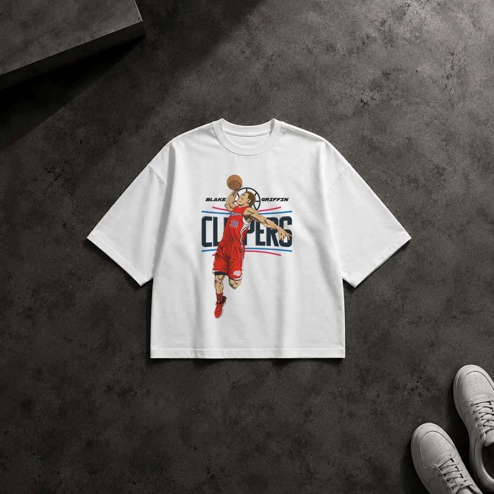 تیشرت باکسی بسکتبال طرح بلیک گریفین (Blake Griffin) کد 13538