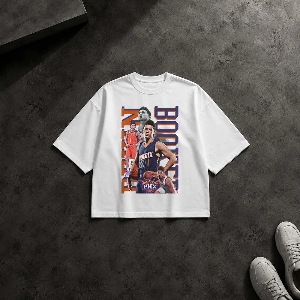 تیشرت باکسی بسکتبال طرح دیوین بوکر (Devin Booker)