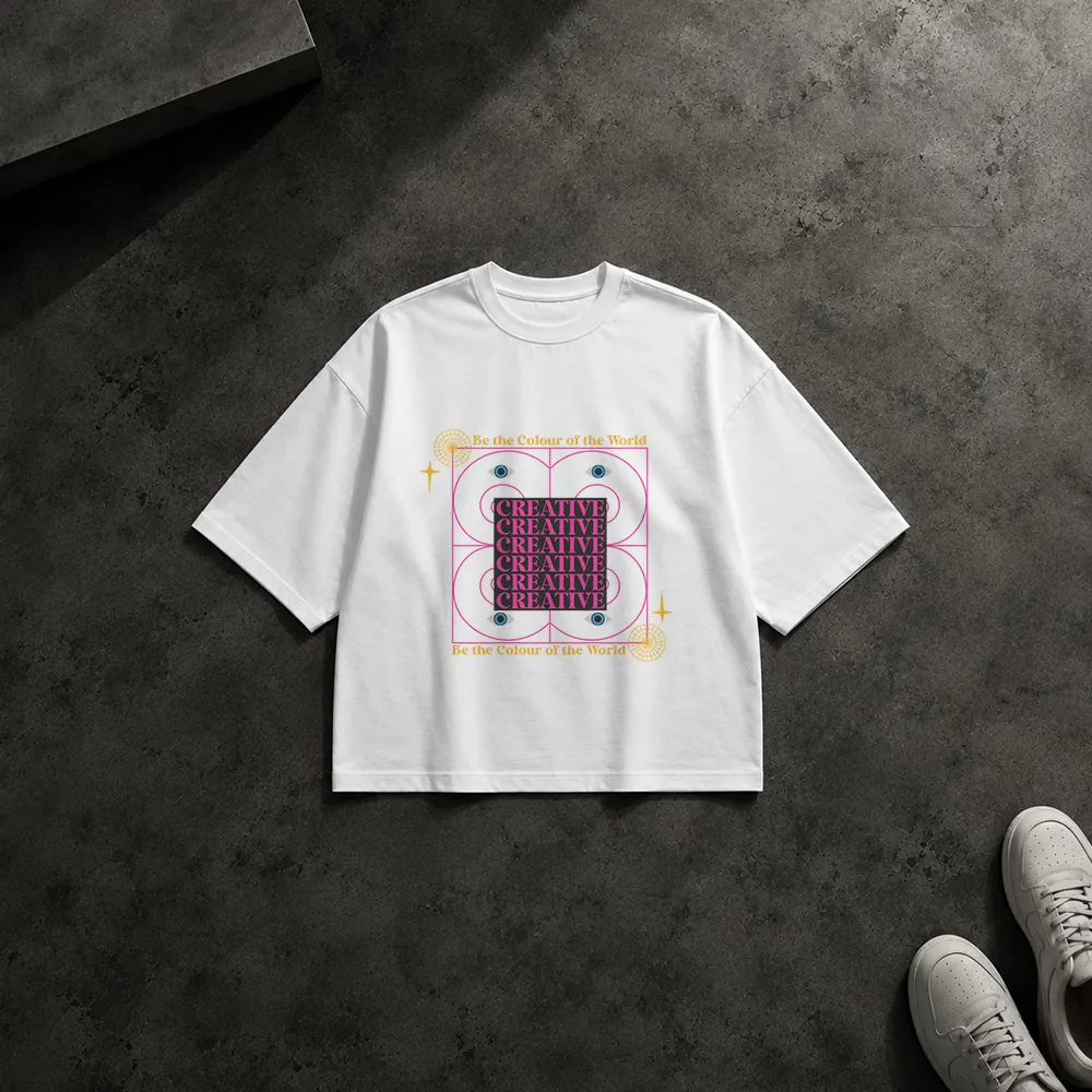 تیشرت باکسی تایپوگرافی Creative
