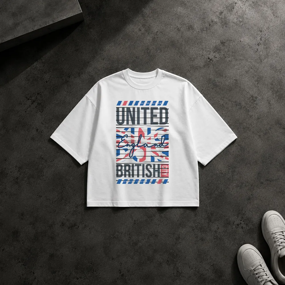 تیشرت باکسی طرح پرچم United British