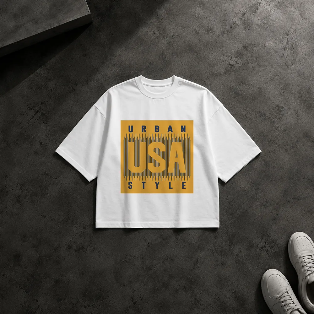 تیشرت باکسی طرح Urban USA Style