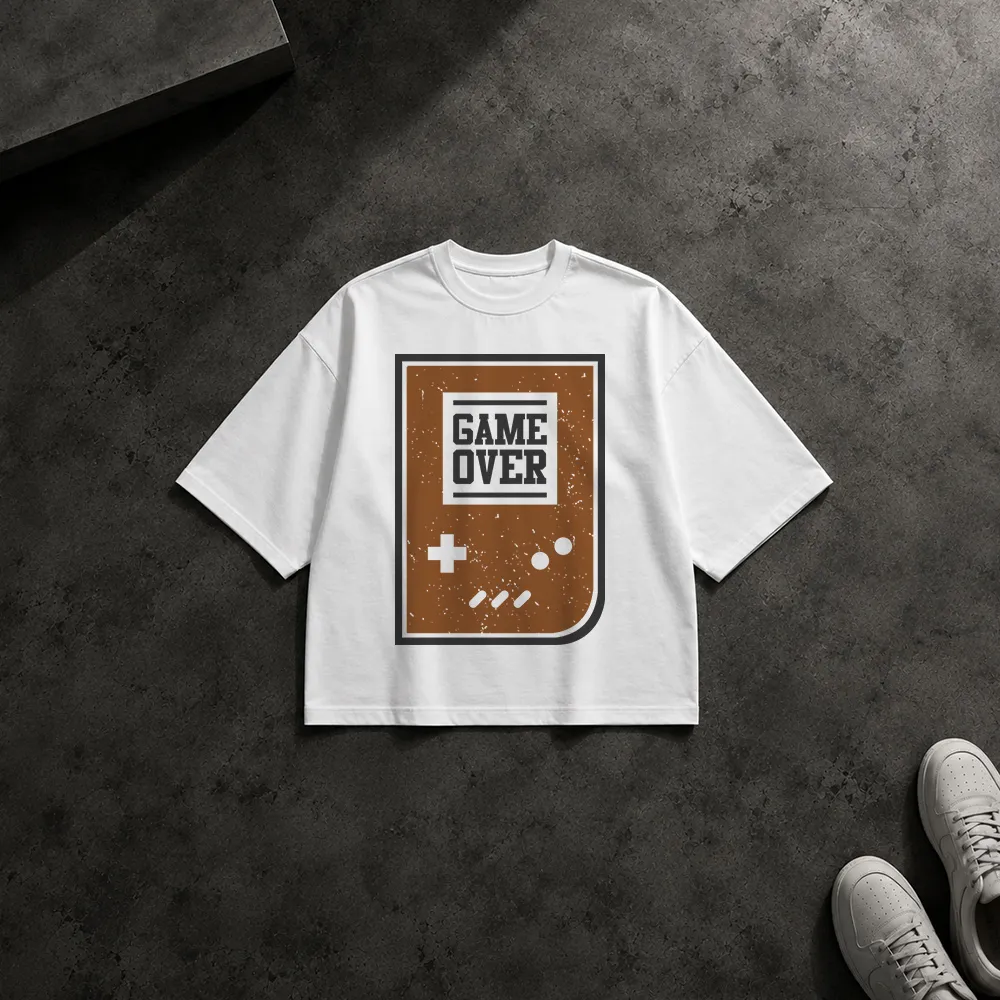 تیشرت باکسی طرح Game Over