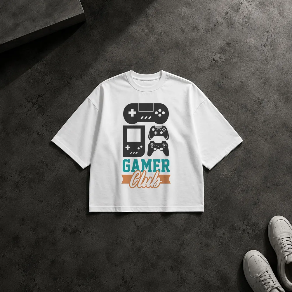 تیشرت باکسی طرح Gamer Club