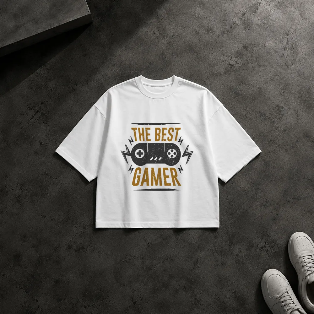 تیشرت باکسی طرح The Best Gamer