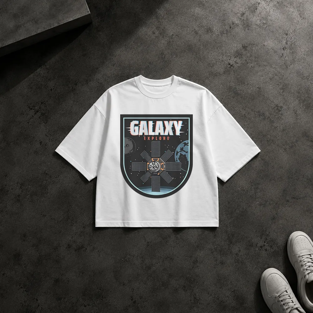 تیشرت باکسی طرح ماهواره Galaxy Explore