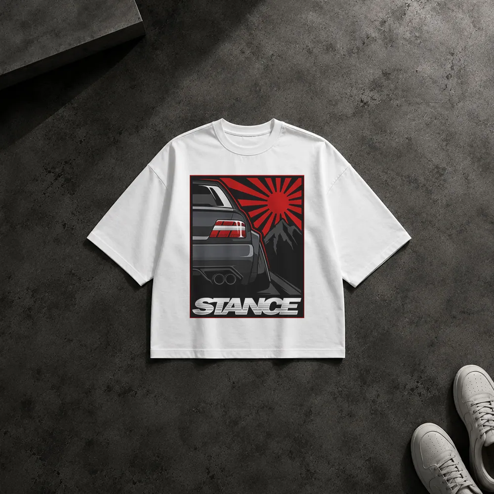 تیشرت باکسی خودرو طرح Stance ژاپنی