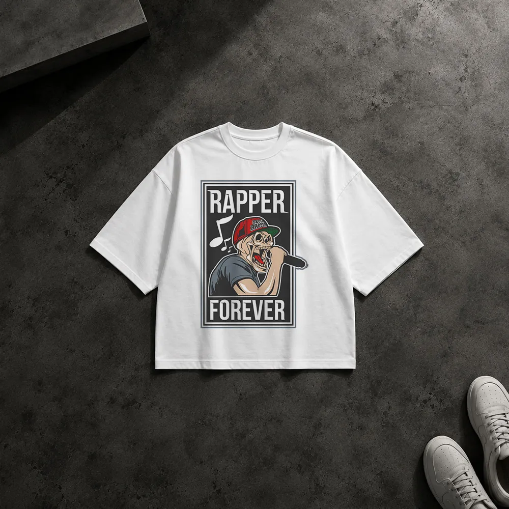 تیشرت باکسی طرح رپر Rapper Forever