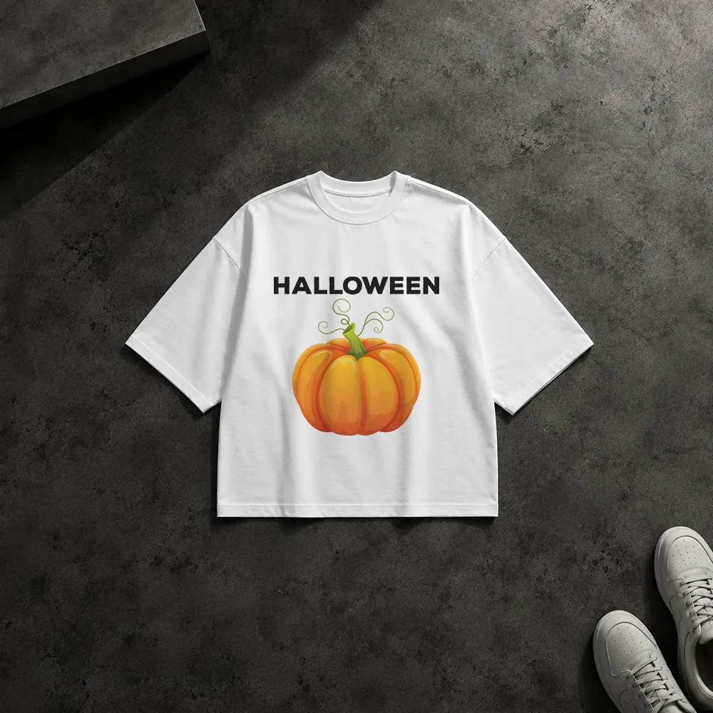 تیشرت باکسی هالووین طرح کدوتنبل Halloween