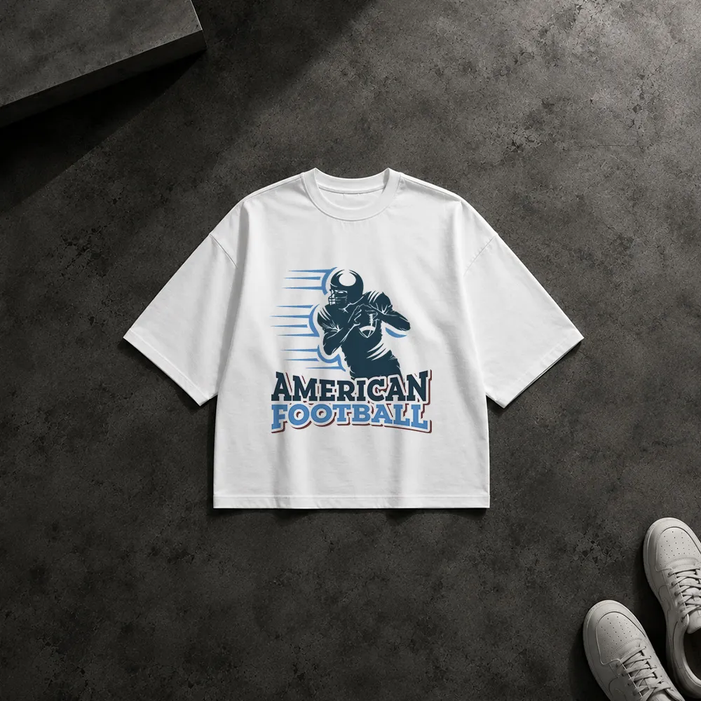 تیشرت باکسی فوتبال آمریکایی طرح American Football
