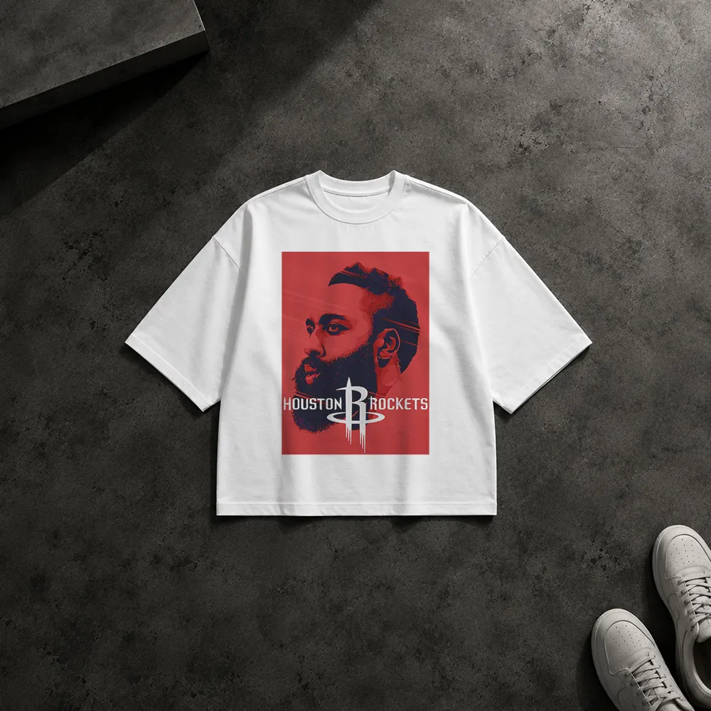 تیشرت باکسی جیمز هاردن طرح هیوستون راکتس (James Harden)