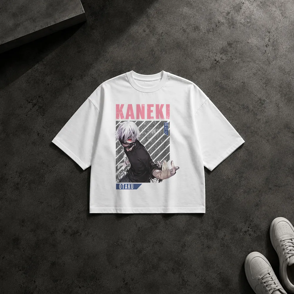 تیشرت باکسی انیمه توکیو غول طرح کن کانکی (Ken Kaneki)