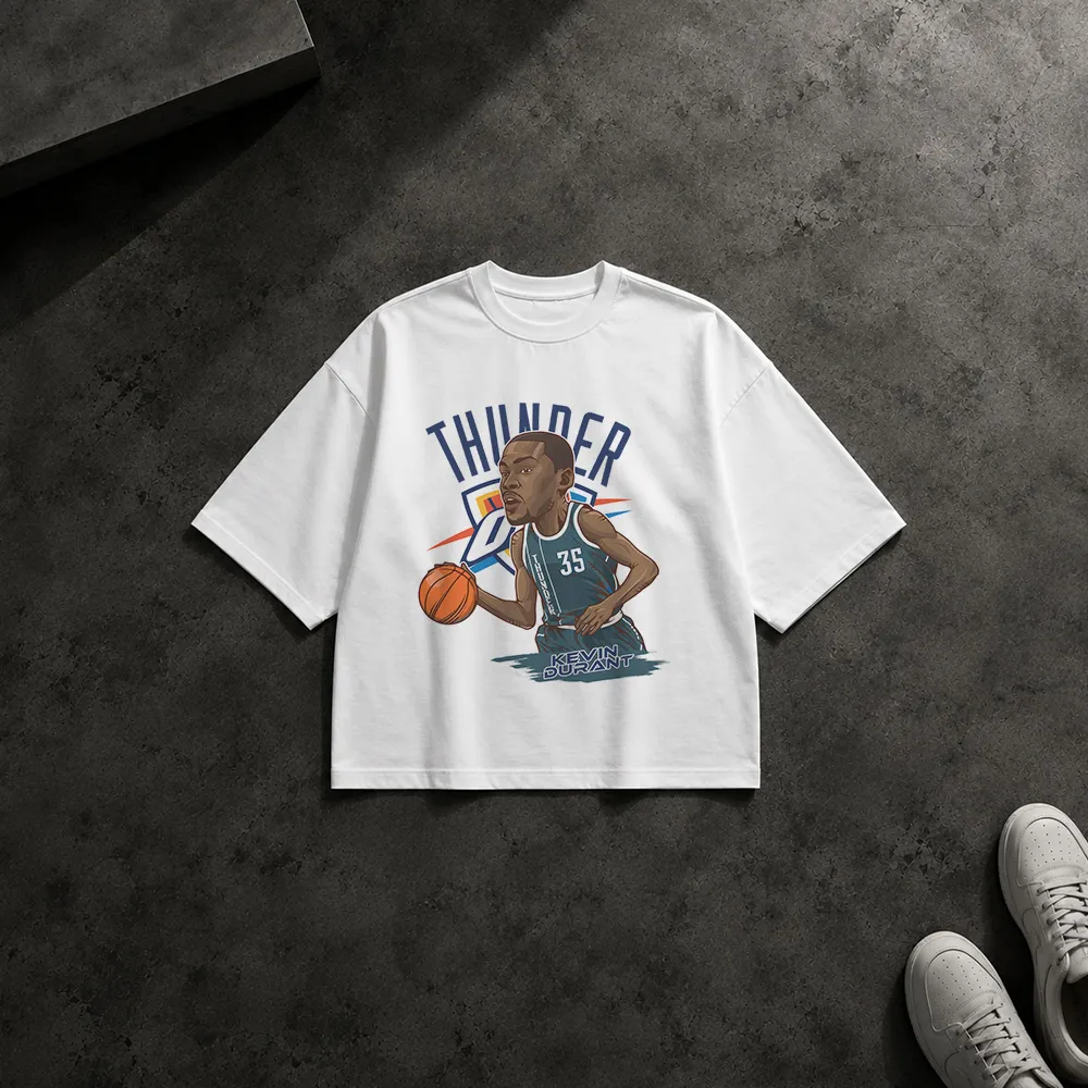 تیشرت باکسی کوین دورنت طرح اوکلاهما تاندر (Kevin Durant)
