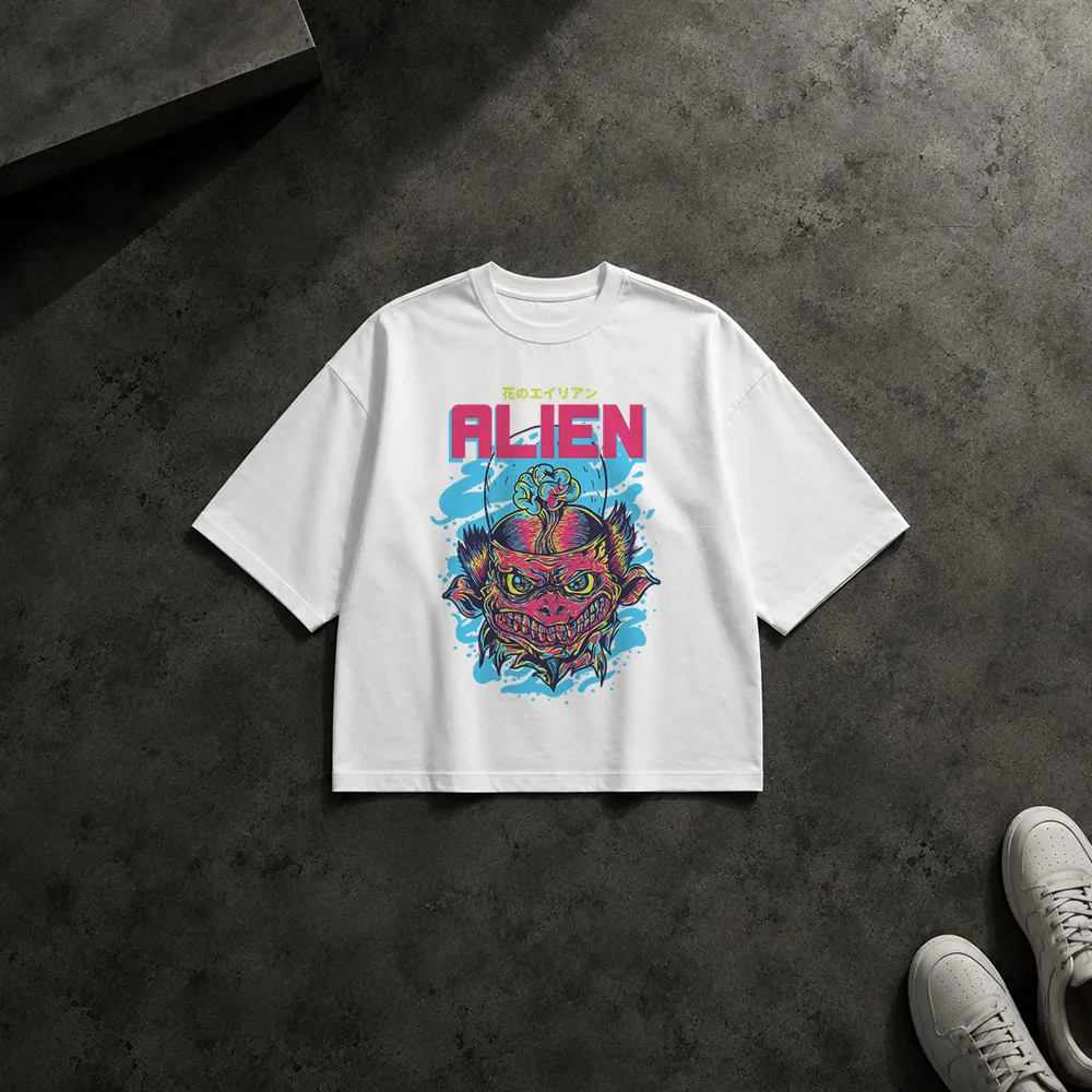 تیشرت باکسی اونی طرح Alien