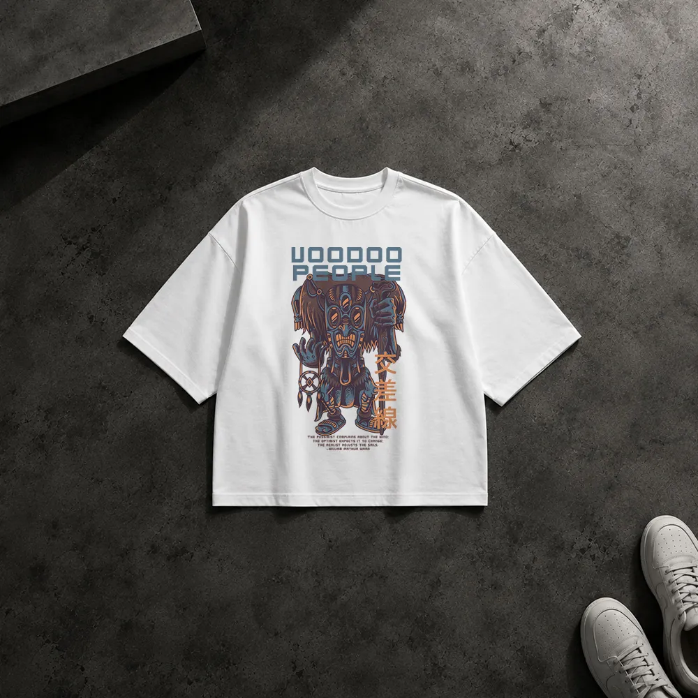 تیشرت باکسی جادوگر وودو طرح Voodoo People