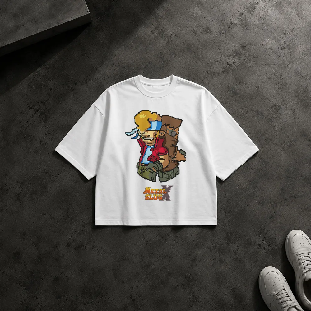 تیشرت باکسی متال اسلاگ طرح سرباز (Metal Slug X)