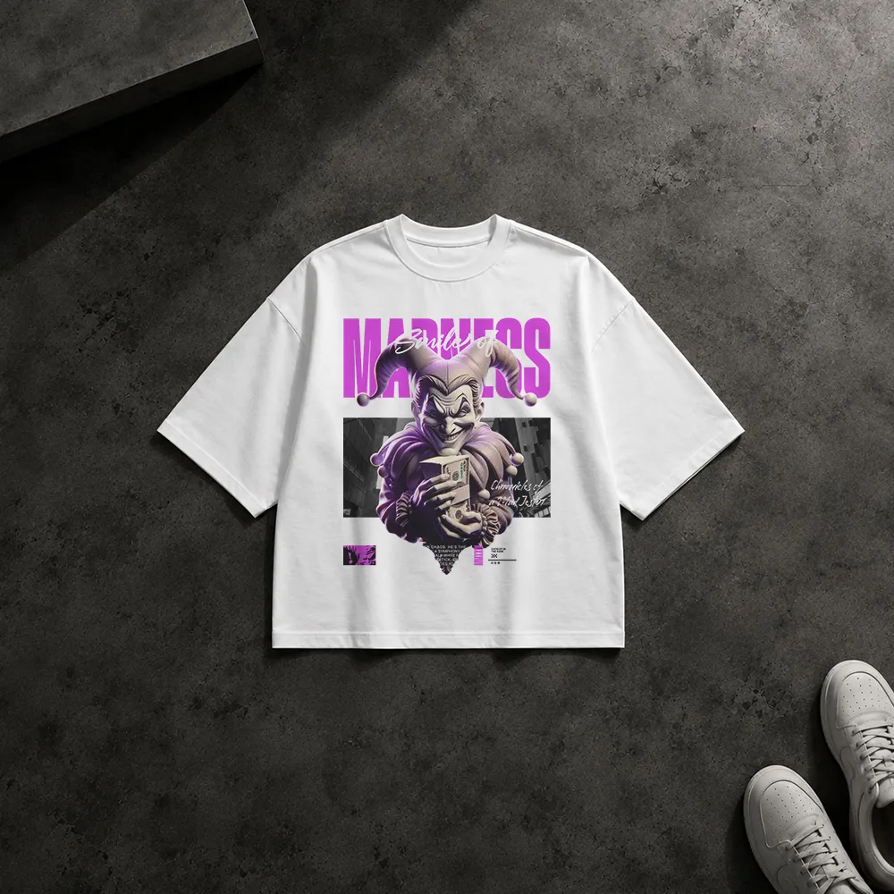 تیشرت باکسی طرح دلقک Madness