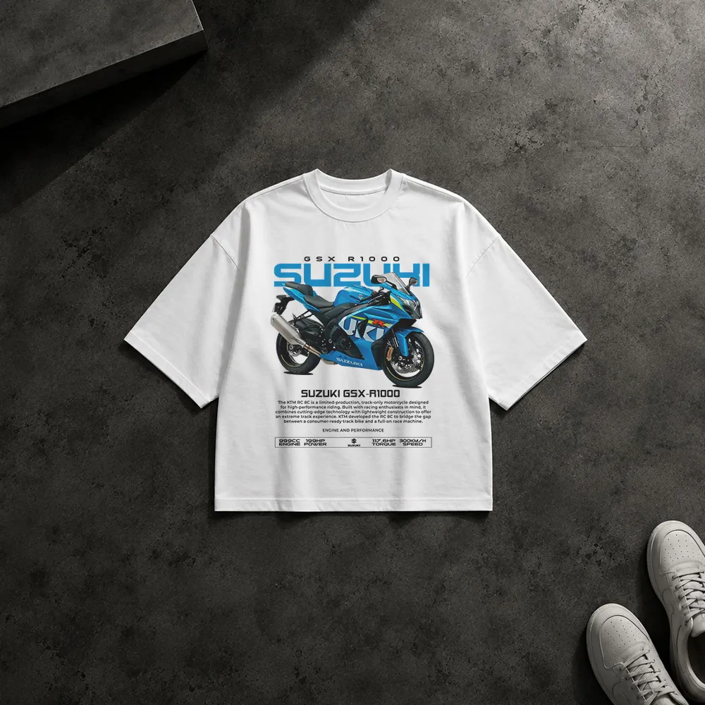 تیشرت باکسی طرح Suzuki GSX-R1000