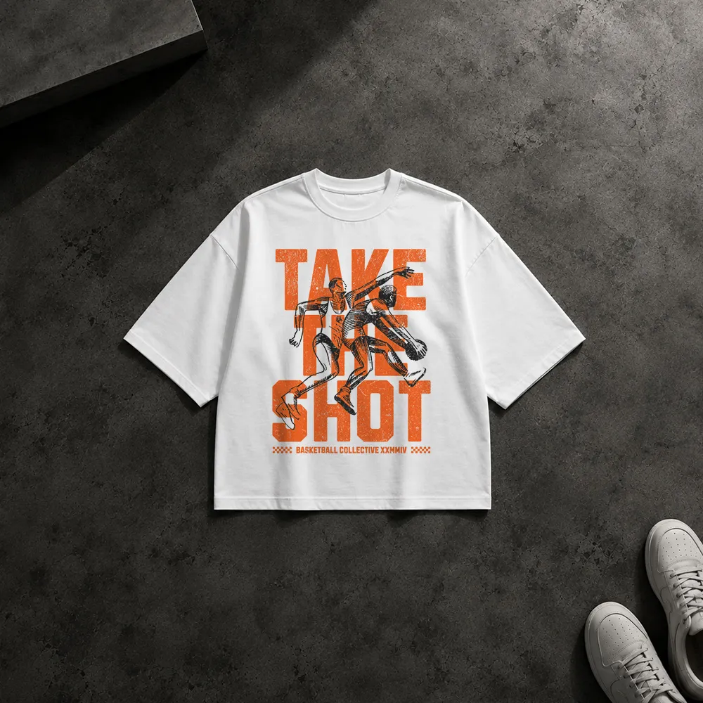 تیشرت باکسی بسکتبال Take the Shot