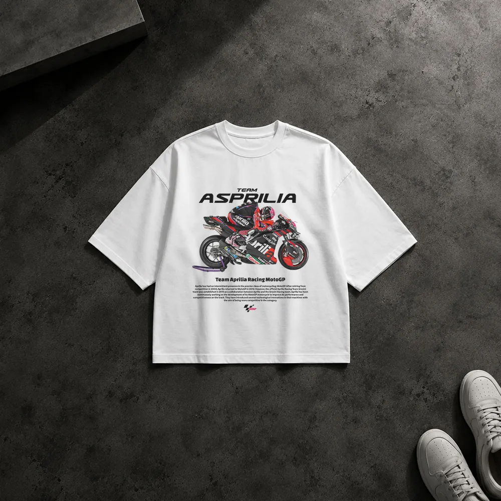 تیشرت باکسی طرح Aprilia Racing MotoGP