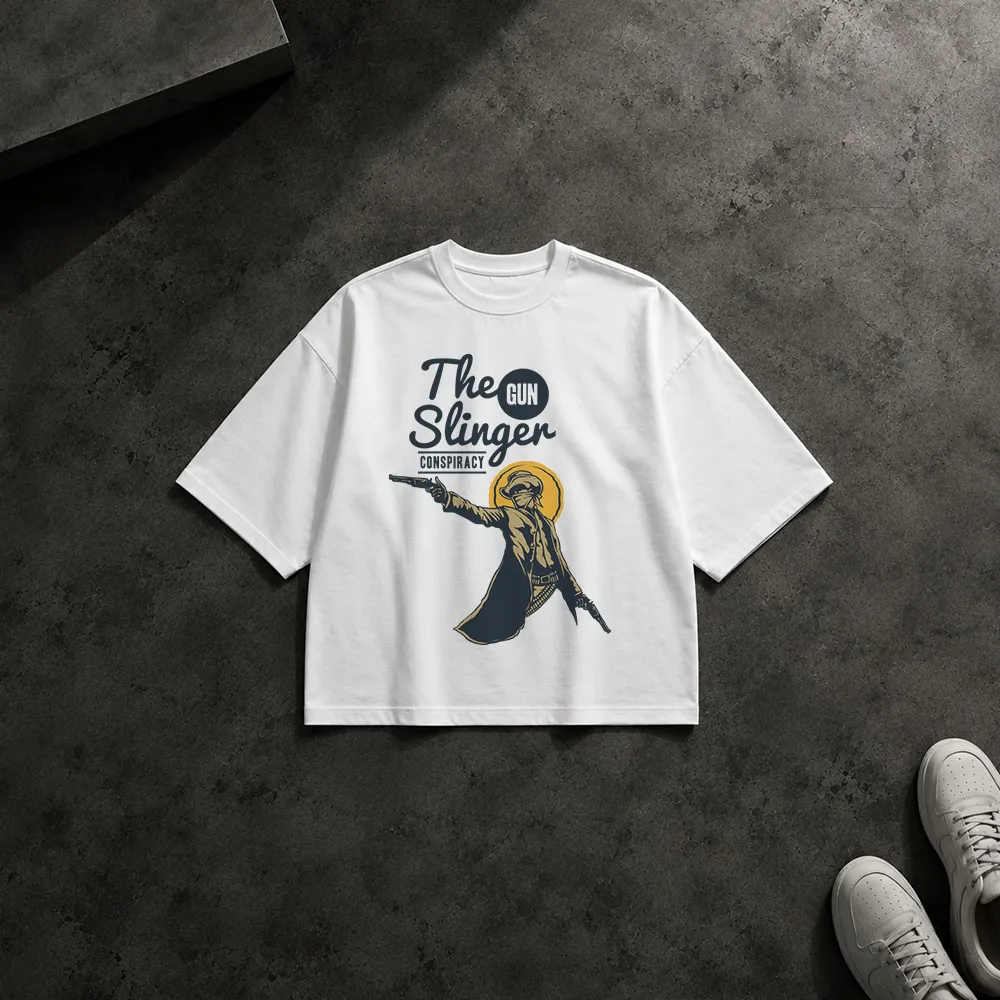 تیشرت باکسی طرح کابوی The Gun Slinger