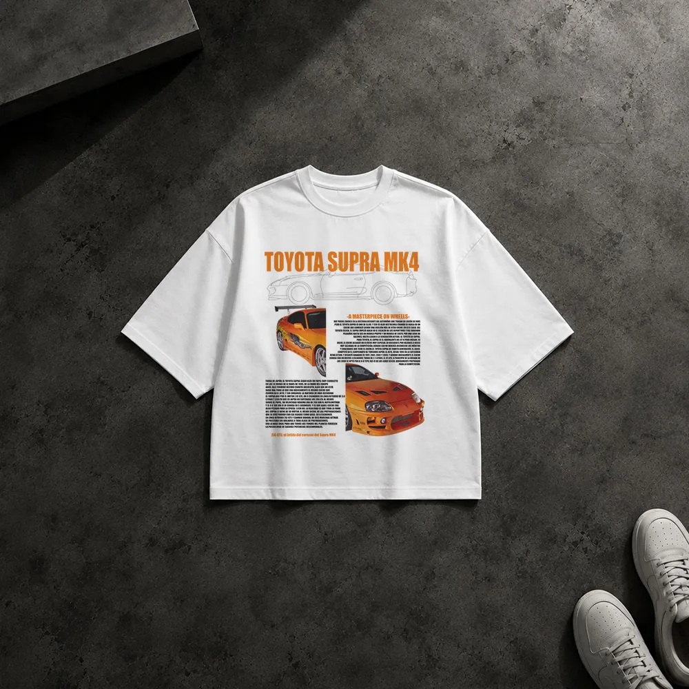 تیشرت باکسی طرح Toyota Supra MK4 Masterpiece