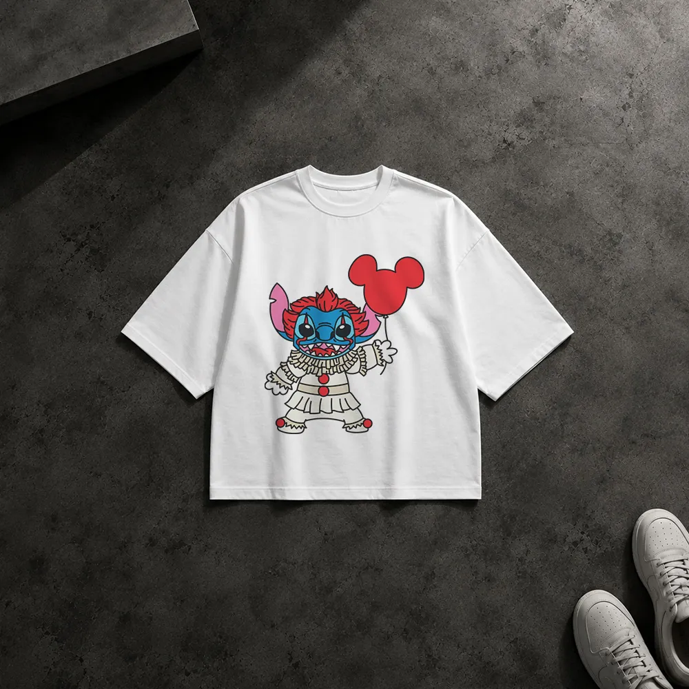 تیشرت باکسی هالووین استیچ Pennywise