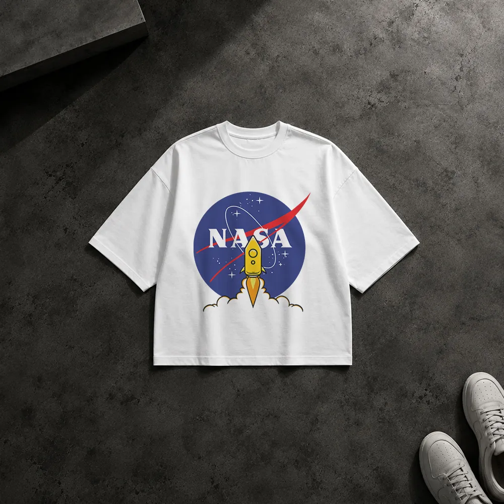 تیشرت باکسی طرح موشک NASA