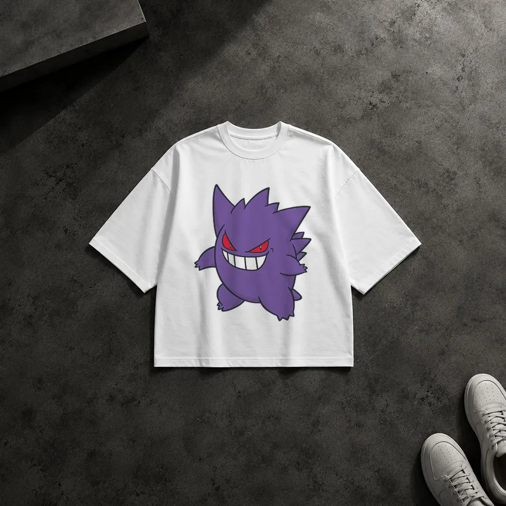 تیشرت باکسی پوکمون طرح گنگار (Gengar)
