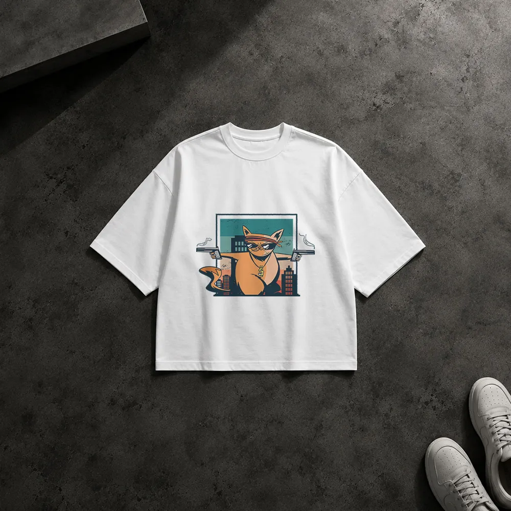 تیشرت باکسی طرح I'll