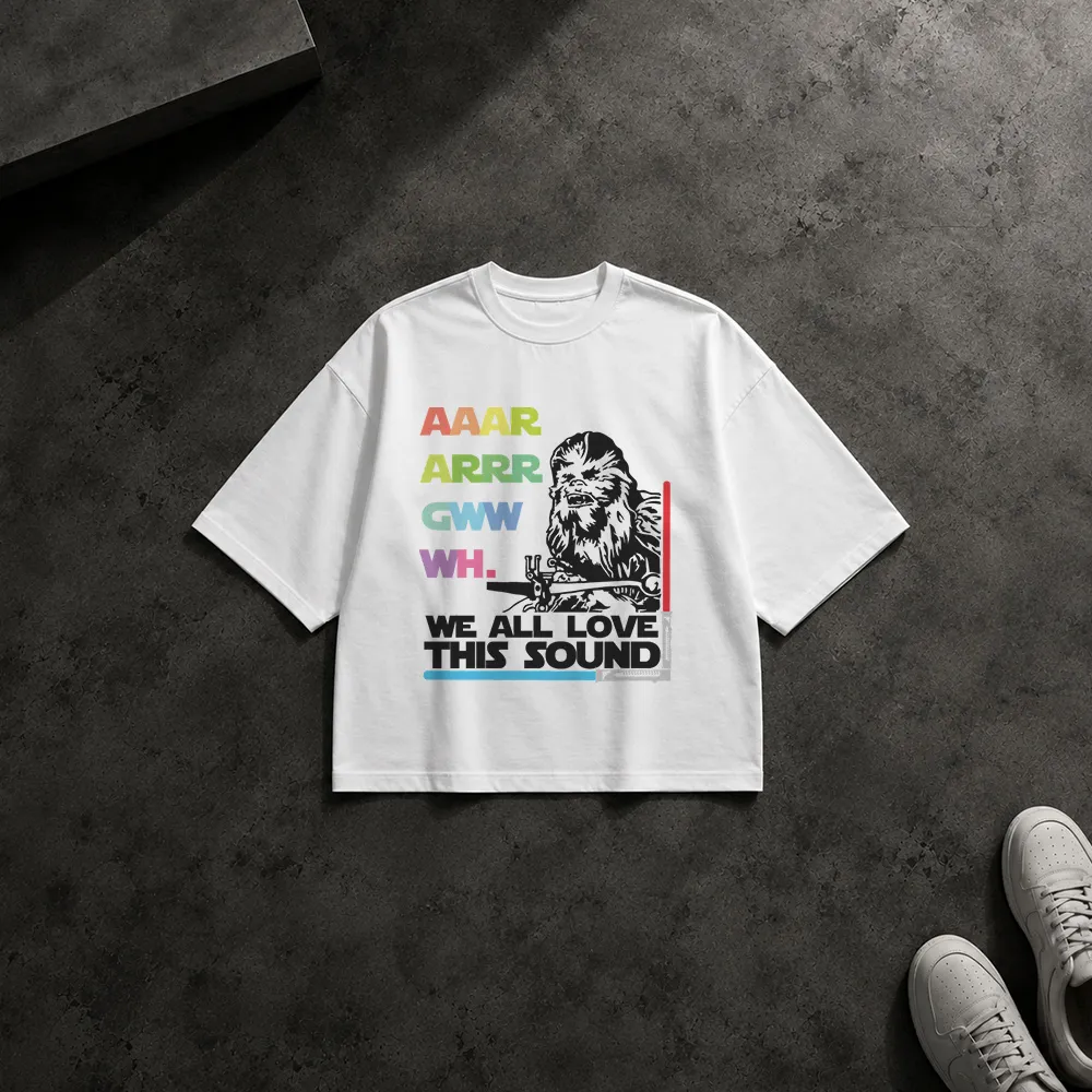 تیشرت باکسی جنگ ستارگان طرح Chewbacca Sound