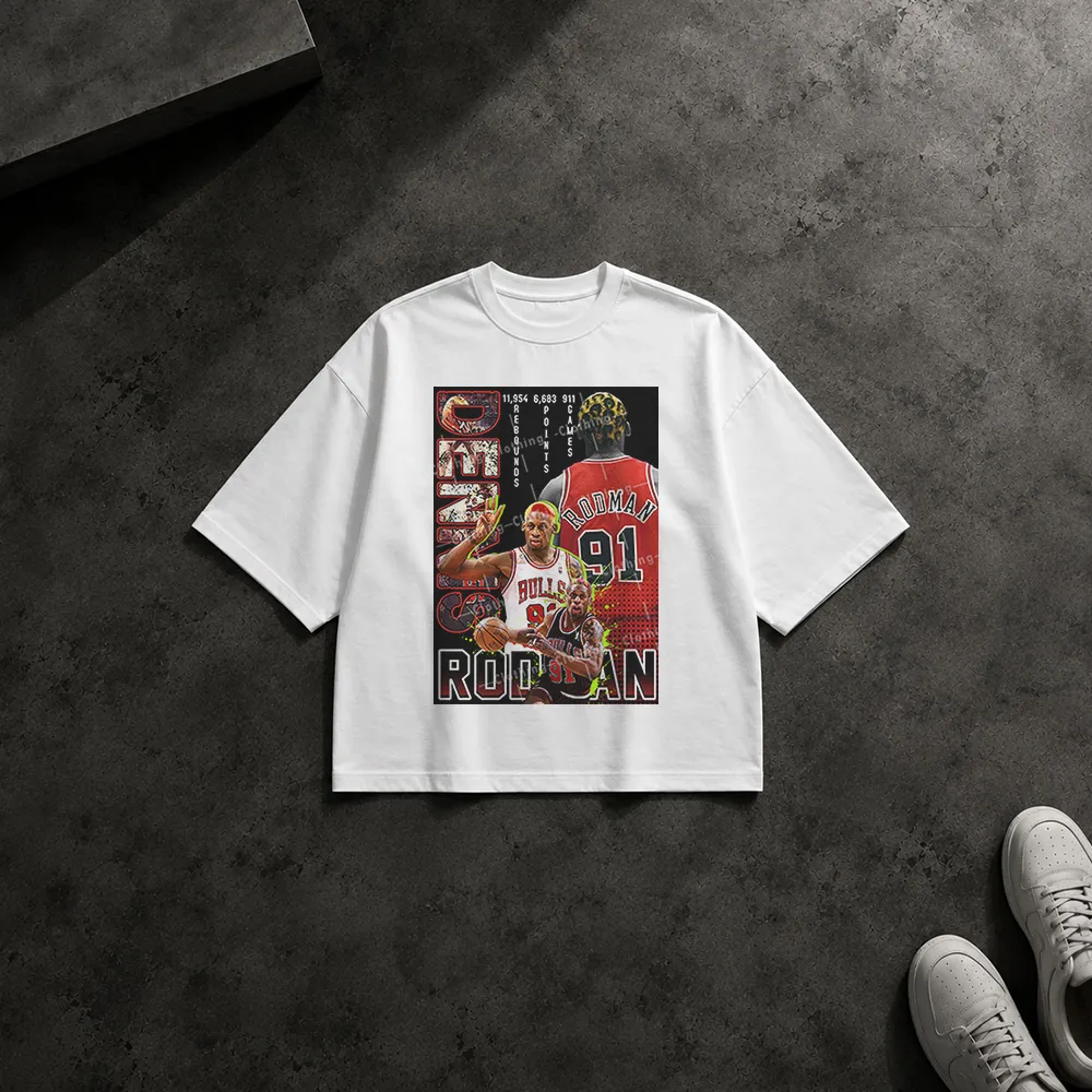 تیشرت باکسی بسکتبال طرح دنیس رادمن (Dennis Rodman)