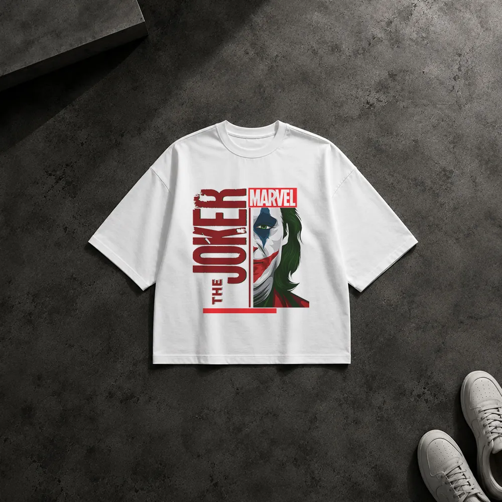 تیشرت باکسی مارول طرح جوکر کمیک (The Joker)