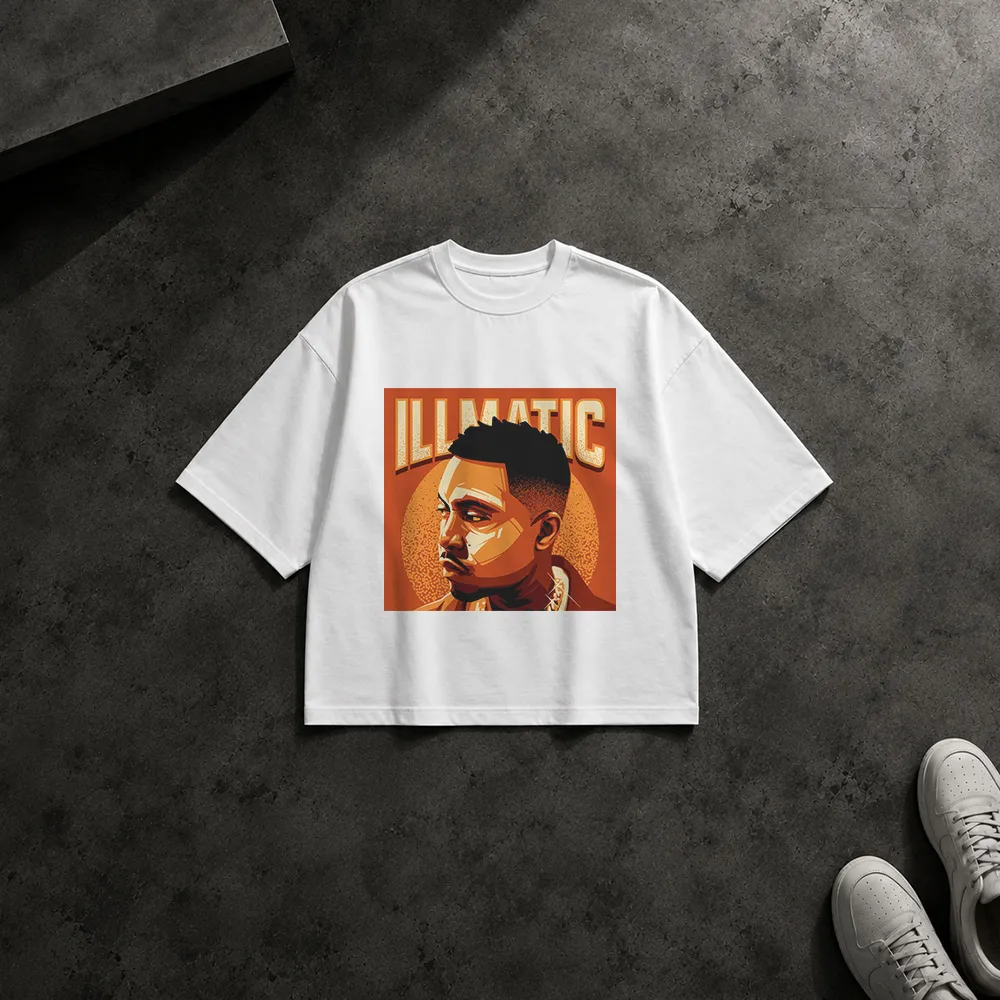 تیشرت باکسی نس طرح آلبوم ایلماتیک (Nas Illmatic)
