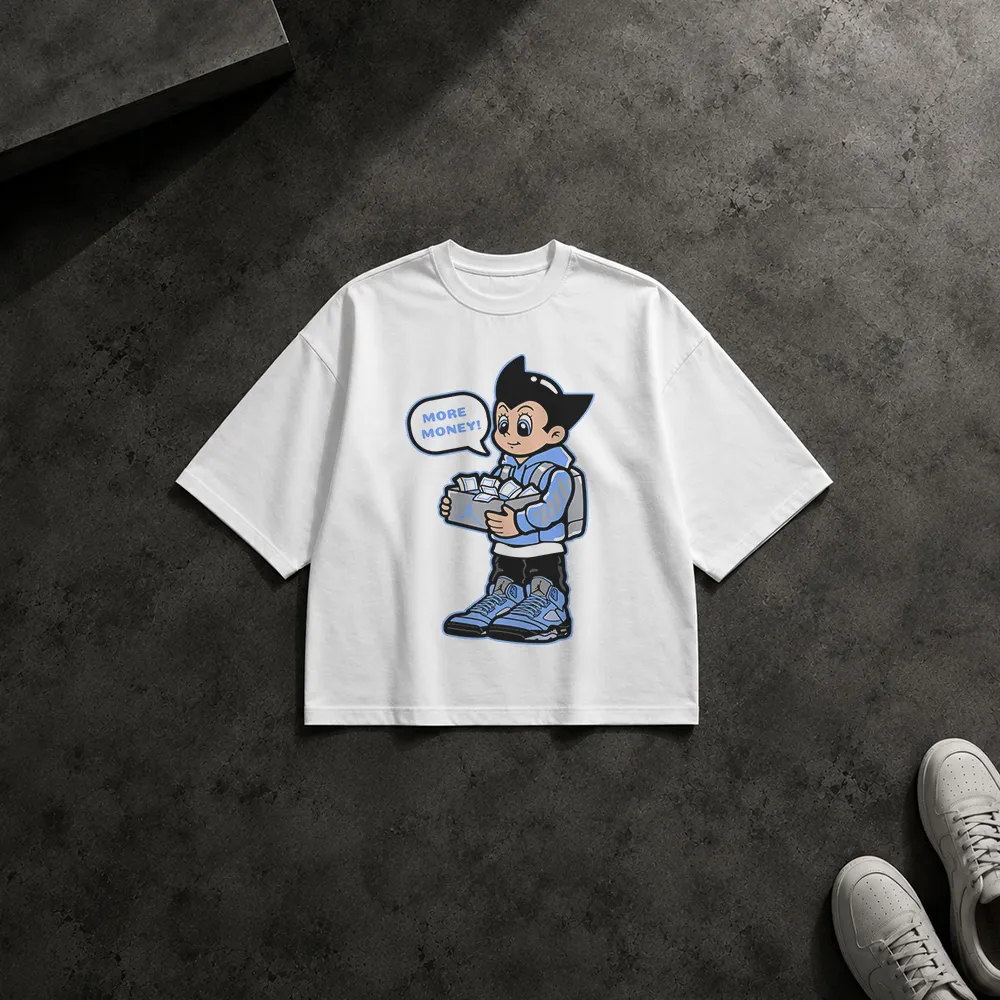 تیشرت باکسی آسترو بوی طرح پول و استایل خیابانی (Astro Boy)