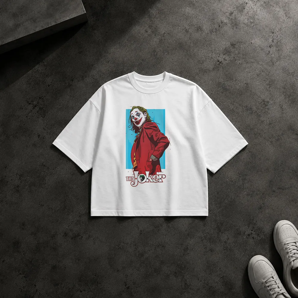 تیشرت باکسی فیلم جوکر طرح پرتره آرتور فلک (Joker)