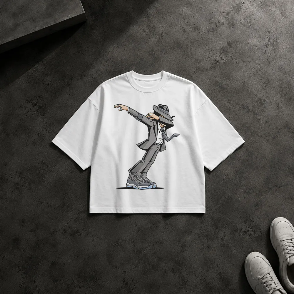 تیشرت باکسی مایکل جکسون طرح رقص Smooth Criminal