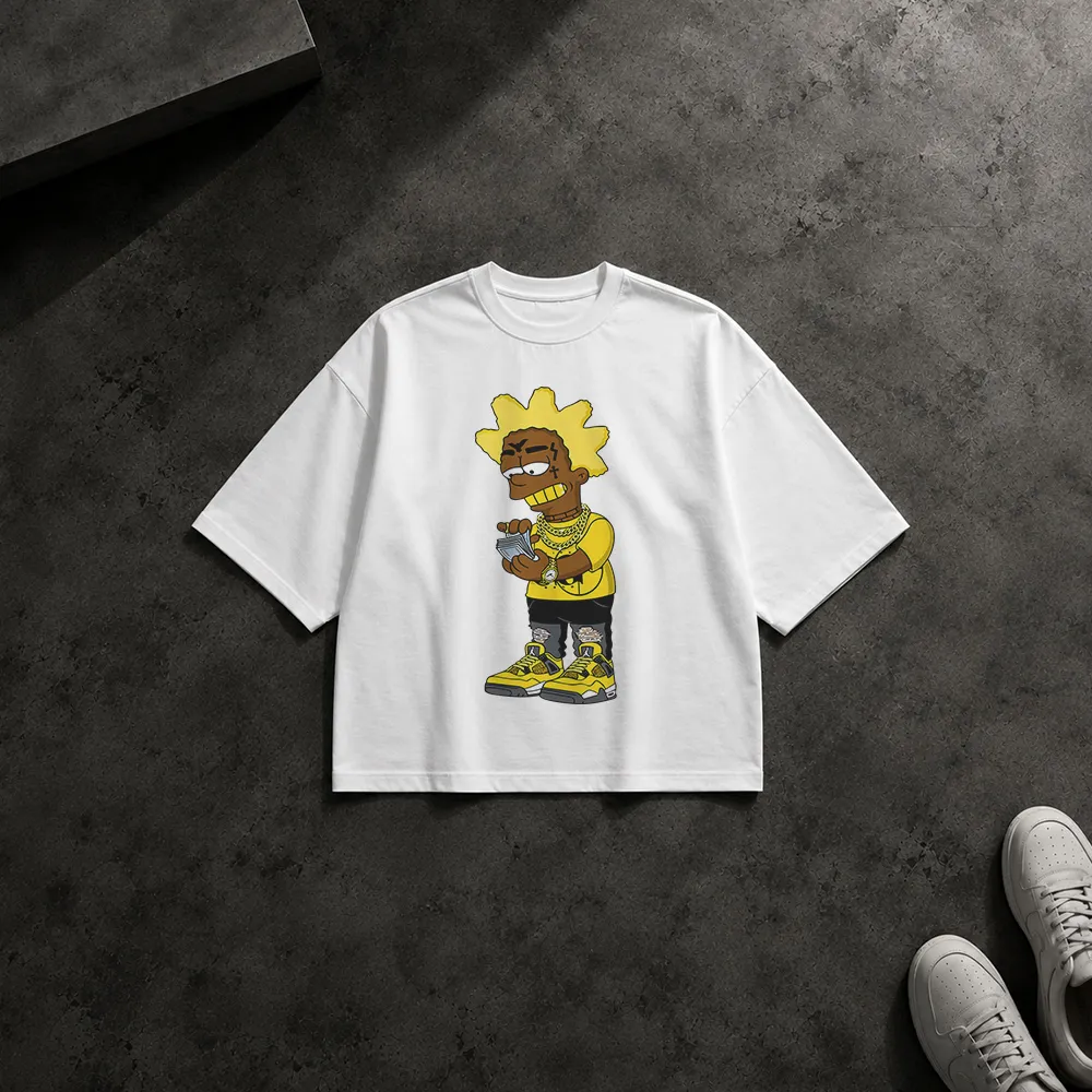 تیشرت باکسی سیمپسون‌ها طرح بارت استریت‌ویر (Bart Simpson)