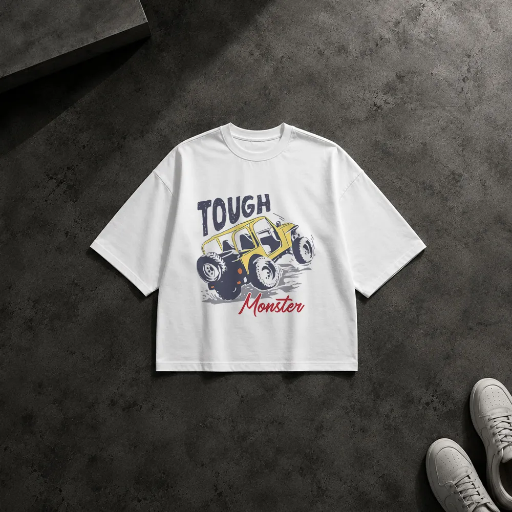 تیشرت باکسی ماشین آفرود طرح Tough Monster