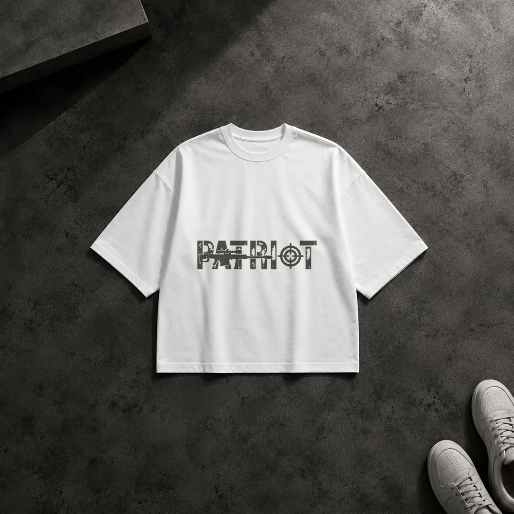 تیشرت باکسی میهن‌پرستی طرح Patriot