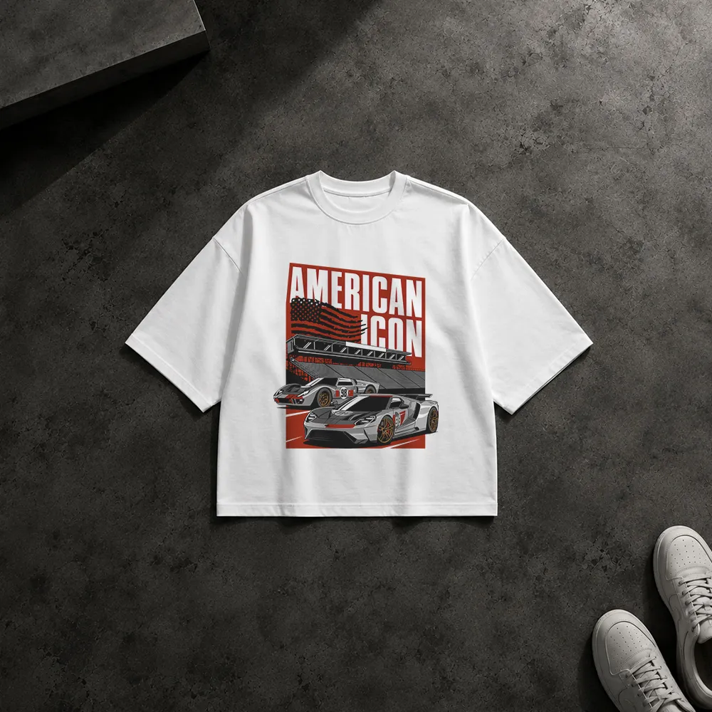 تیشرت باکسی فورد GT و GT40 طرح American Icon