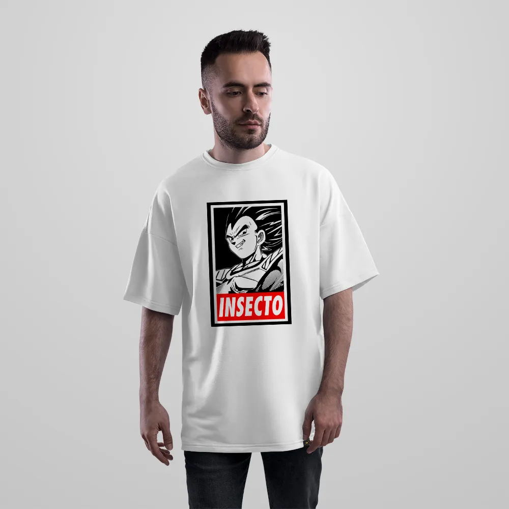 تیشرت اورسایز انیمه دراگون بال طرح وجیتا اینسکتو (Vegeta)