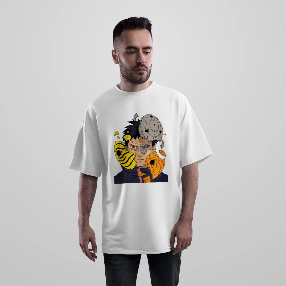 تیشرت اورسایز انیمه ناروتو طرح کاواکی و بوروتو