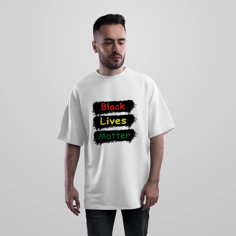 تیشرت اورسایز نوشته Black Lives Matter