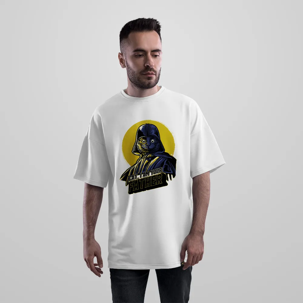 تیشرت اورسایز گربه طرح دارث ویدر (Darth Vader)