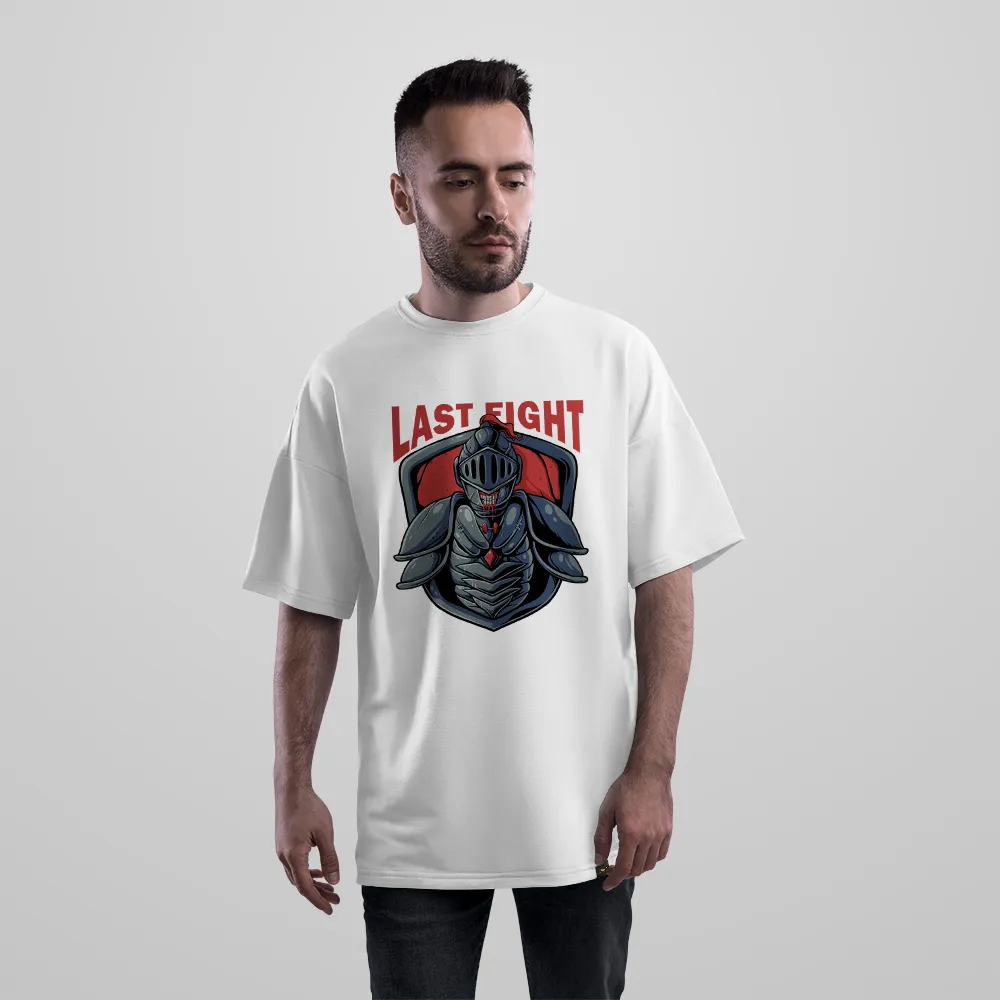 تیشرت اورسایز شوالیه طرح Last Fight