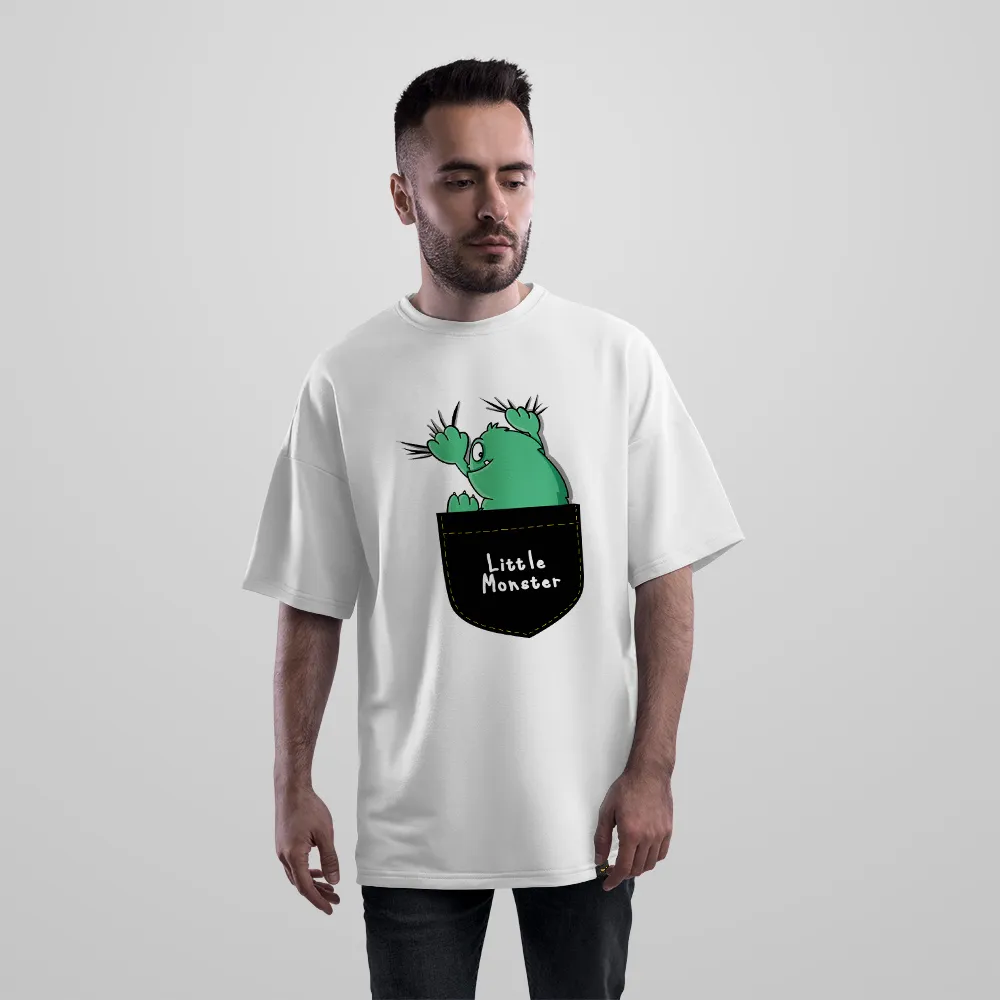 تیشرت اورسایز هیولا طرح جیب Little Monster