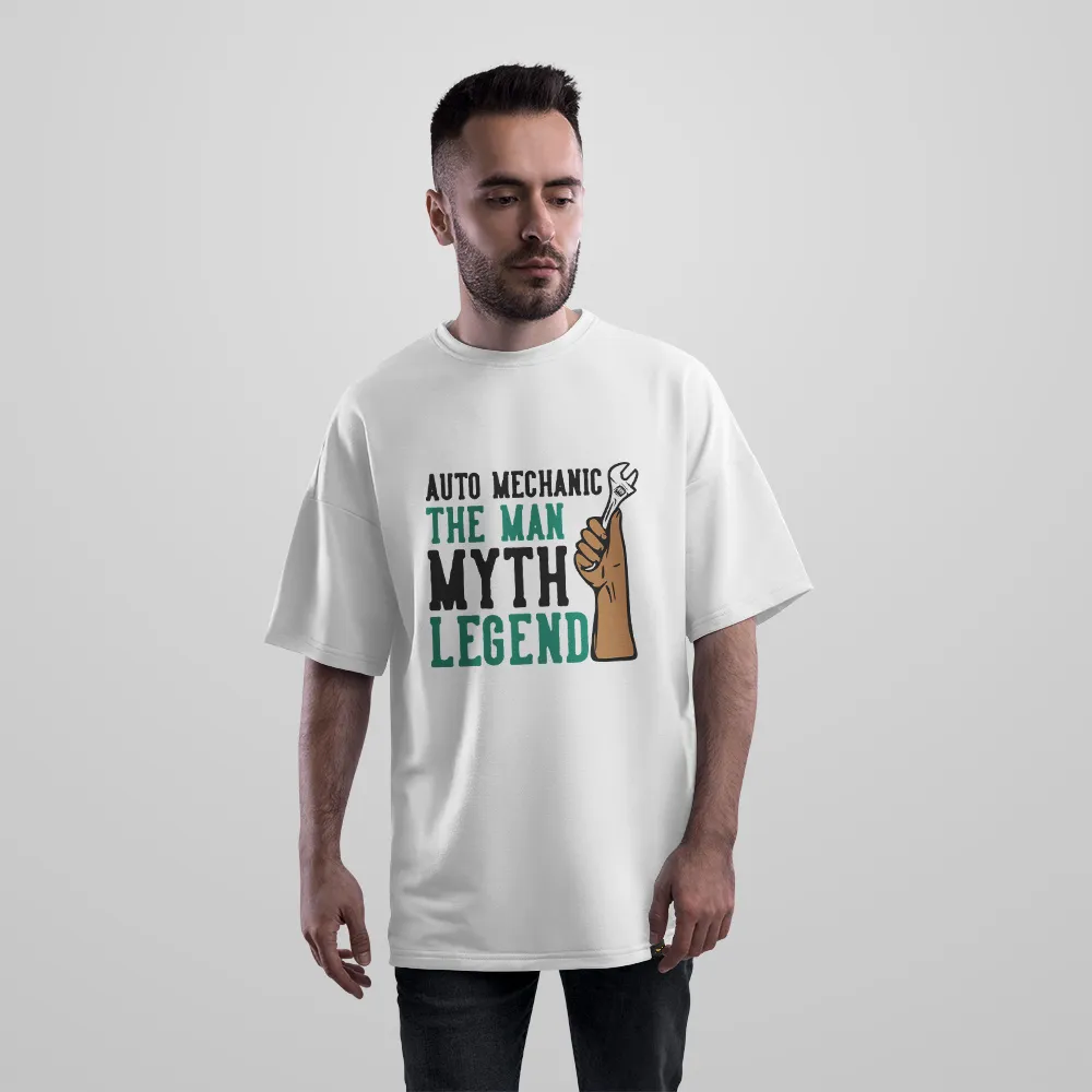 تیشرت اورسایز طرح مکانیک Auto Mechanic the Man Myth Legend