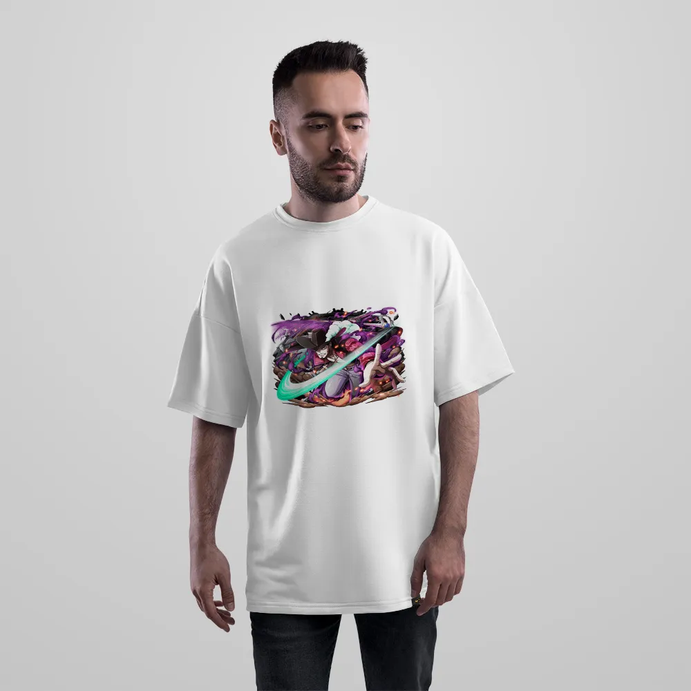 تیشرت اورسایز نایک طرح انیمه بنفش (Nike)